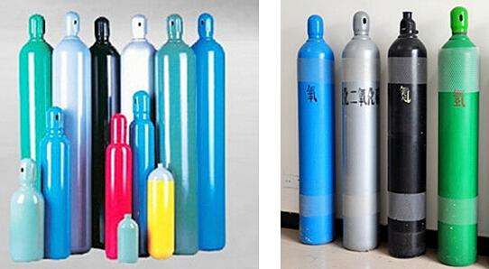 Steel Professional 4L - 16L 15mpa Medical / Industrial Compresses Gas Cylinder GB5099 ISO9001